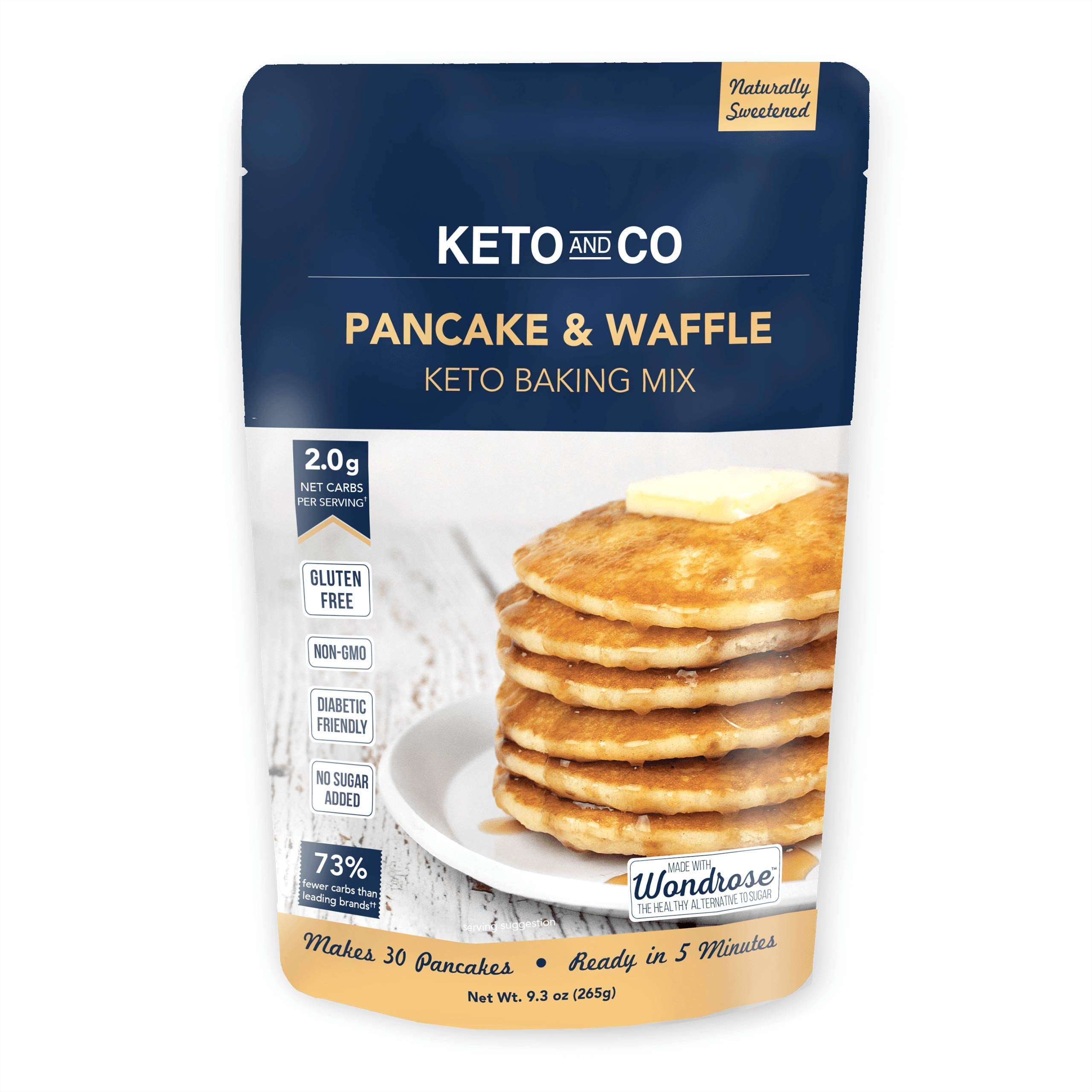 Keto and Co 生酮鬆餅粉| 無麩質、無糖、低碳水化合物